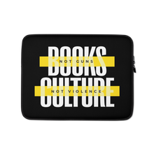 13″ Books not Guns, Culture not Violence Laptop Sleeve by Design Express