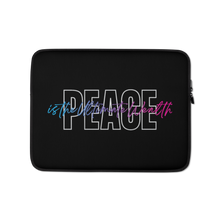 13″ Peace is the Ultimate Wealth Laptop Sleeve by Design Express