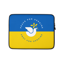 13″ Peace For Ukraine Laptop Sleeve by Design Express