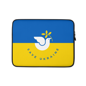 13″ Save Ukraine Laptop Sleeve by Design Express