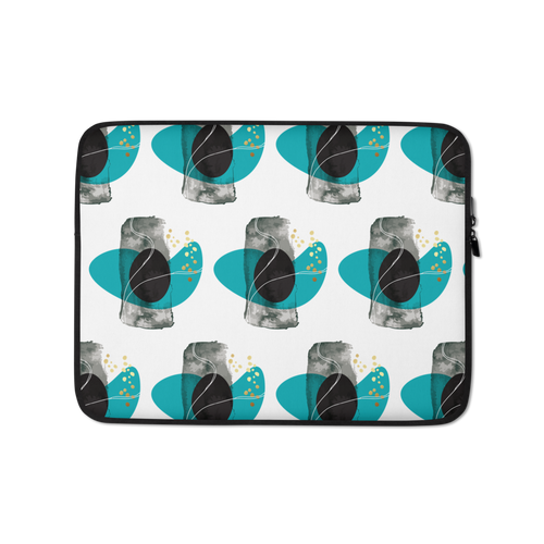 13 in Composition Abstract Art Pattern Laptop Sleeve by Design Express