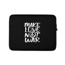 13 in Make Love Not War (Funny) Laptop Sleeve by Design Express