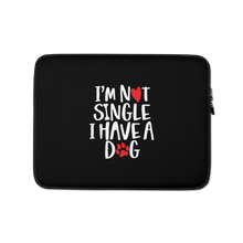 13 in I'm Not Single, I Have A Dog (Dog Lover) Funny Laptop Sleeve by Design Express