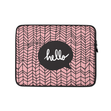 13 in Hello Laptop Sleeve by Design Express