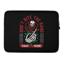 15″ Don't Bite The Hand That Feeds Laptop Sleeve by Design Express