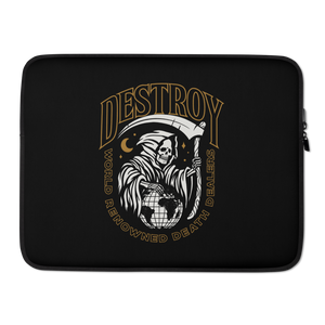 15″ Destroy World Laptop Sleeve by Design Express