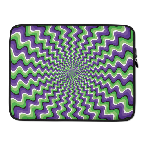 15″ Optical Illusion Laptop Sleeve by Design Express