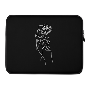 15″ Rose in Hand Laptop Sleeve by Design Express