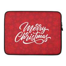 15″ Merry Christmas Laptop Sleeve by Design Express