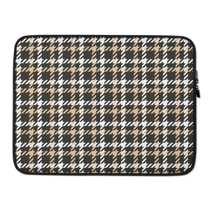 15″ Houndstooth Small Pattern Laptop Sleeve by Design Express