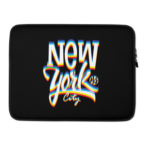 15″ New York City Glitch Laptop Sleeve by Design Express