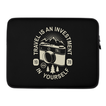 15″ Travel Is An Investment In Yourself Laptop Sleeve by Design Express