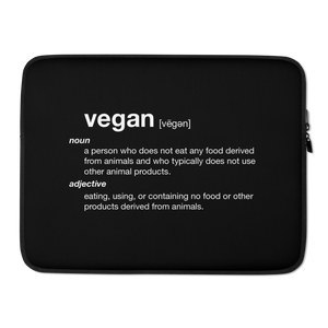 15″ Vegan Dictionary Laptop Sleeve by Design Express