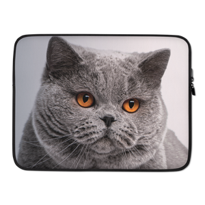 15″ British Shorthair (Cat Lover) Laptop Sleeve by Design Express