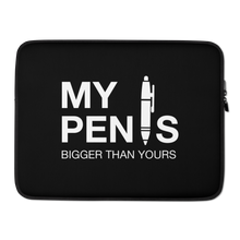 15″ My pen is bigger than yours (Funny) Laptop Sleeve by Design Express