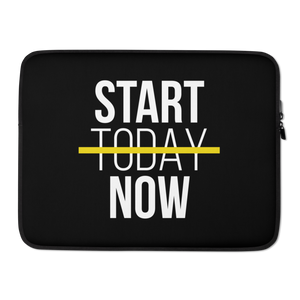 15″ Start Now (Motivation) Laptop Sleeve by Design Express