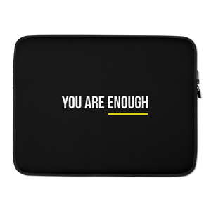 15″ You are Enough (condensed) Laptop Sleeve by Design Express