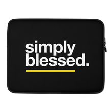 15″ Simply Blessed (Sans) Laptop Sleeve by Design Express