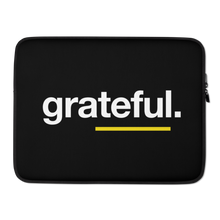 15″ Grateful (Sans) Laptop Sleeve by Design Express