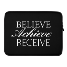 15″ Believe Achieve Receieve Laptop Sleeve by Design Express