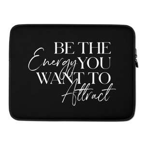 15″ Be the energy you want to attract (motivation) Laptop Sleeve by Design Express