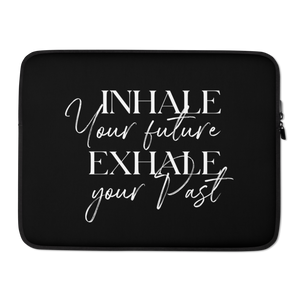 15″ Inhale your future, exhale your past (motivation) Laptop Sleeve by Design Express