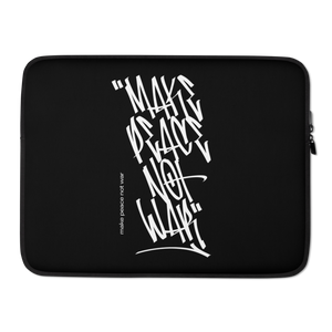 15″ Make Peace Not War Vertical Graffiti (motivation) Laptop Sleeve by Design Express