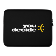 15″ You Decide (Smile-Sullen) Laptop Sleeve by Design Express