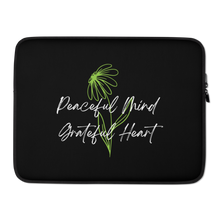 15″ Peaceful Mind Grateful Heart Laptop Sleeve by Design Express