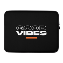 15″ Good Vibes Text Laptop Sleeve by Design Express