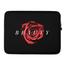 15″ Beauty Red Rose Laptop Sleeve by Design Express