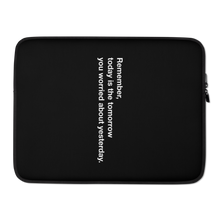 15″ Remember Quotes Laptop Sleeve by Design Express