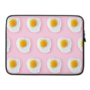 15″ Pink Eggs Pattern Laptop Sleeve by Design Express