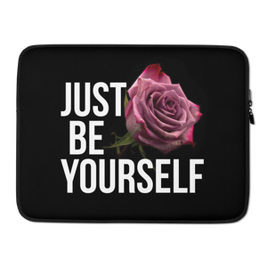 15″ Just Be Yourself Laptop Sleeve by Design Express