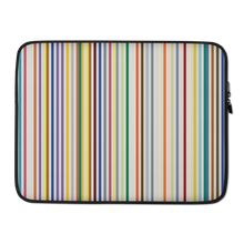 15″ Colorfull Stripes Laptop Sleeve by Design Express