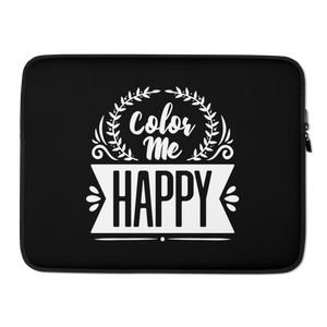 15″ Color Me Happy Laptop Sleeve by Design Express