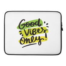 15″ Good Vibes Only Laptop Sleeve by Design Express