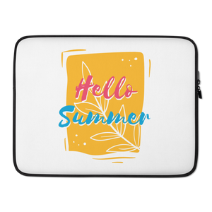 15″ Hello Summer Laptop Sleeve by Design Express