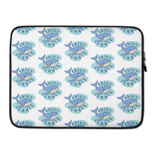 15″ Whale Enjoy Summer Laptop Sleeve by Design Express