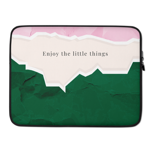 15″ Enjoy the little things Laptop Sleeve by Design Express
