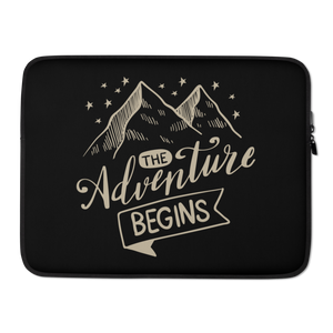 15″ The Adventure Begins Laptop Sleeve by Design Express