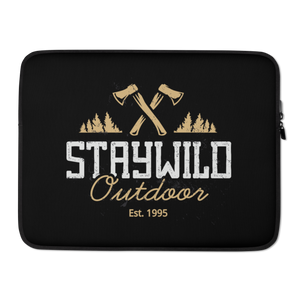 15″ Stay Wild Outdoor Laptop Sleeve by Design Express