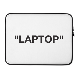 15″ "PRODUCT" Series "LAPTOP" Sleeve White by Design Express