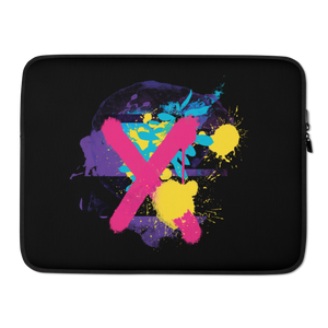 15″ Abstract Series 01 Laptop Sleeve Black by Design Express