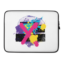 15″ Abstract Series 01 Laptop Sleeve White by Design Express