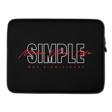 15″ Make Your Life Simple But Significant Laptop Sleeve by Design Express