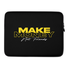 15″ Make Money Not Friends Typography Laptop Sleeve by Design Express