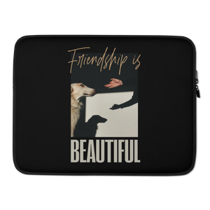 15″ Friendship is Beautiful Laptop Sleeve by Design Express