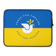 15″ Peace For Ukraine Laptop Sleeve by Design Express