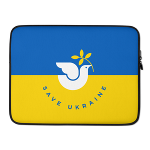 15″ Save Ukraine Laptop Sleeve by Design Express